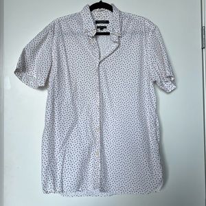Banana Republic Printed Button Down